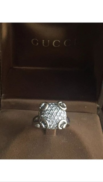 gucci horsebit cocktail ring