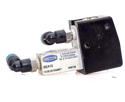 SCHMALZ SEA10 10.02.02.00298/7 458149 EJECTOR WITH PNEUMATIC BLOW-OFF (F122)