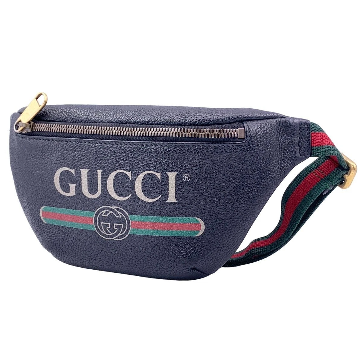 Gucci petit sac ceinture ligne sherry sac taille sac body bag cuir noir 527792