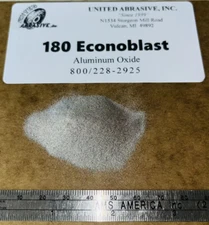 Aluminum Oxide: 25 lbs - 180 Grit (Medium) - Blast Cabinet Abrasive Media Tough