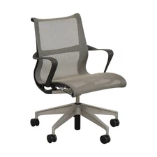 Herman Miller Setu Grey Office desk mesh chair mesh blemish