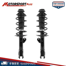 Pair Front Complete Shocks Struts w/ Coil Springs For 2006-2012 Toyota Yaris