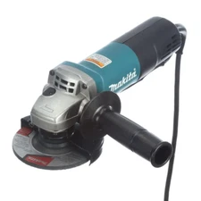 4-1/2 in. Paddle Switch Angle Grinder 7.5Amp Electric Corded Compact Lightweight