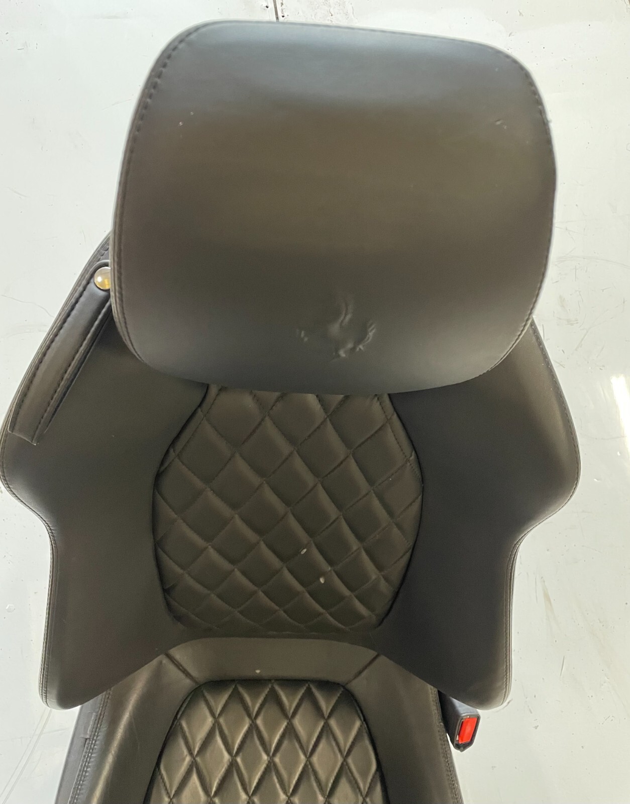 Ferrari California, RH, Passenger Right, Front Black Seat diamond