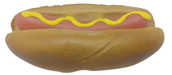 Play Food Realistic Life Size Hot Dog With Mustard