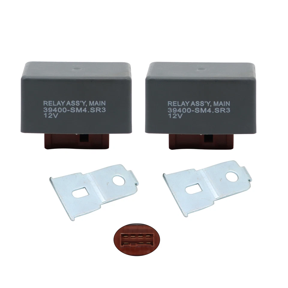 2PCS Fuel Pump Main Relay For 1990 1991 1992 1993 1994 1995 1996 97 Honda Accord - Image 2 of 4