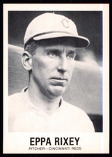 1980 Galasso Glossy Greats Eppa Rixey Cincinnati Reds #99