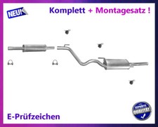 Auspuffanlage für Golf 3 Variant 1.4 1.6 1.8 1.9D Kombi Auspuff Montagesatz