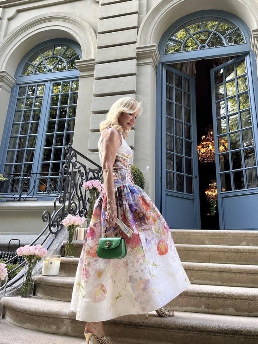 NWT $2,100 Zimmermann Prima Panelled Silk Linen Organza Floral Midi Dress  AU0 XS | eBay