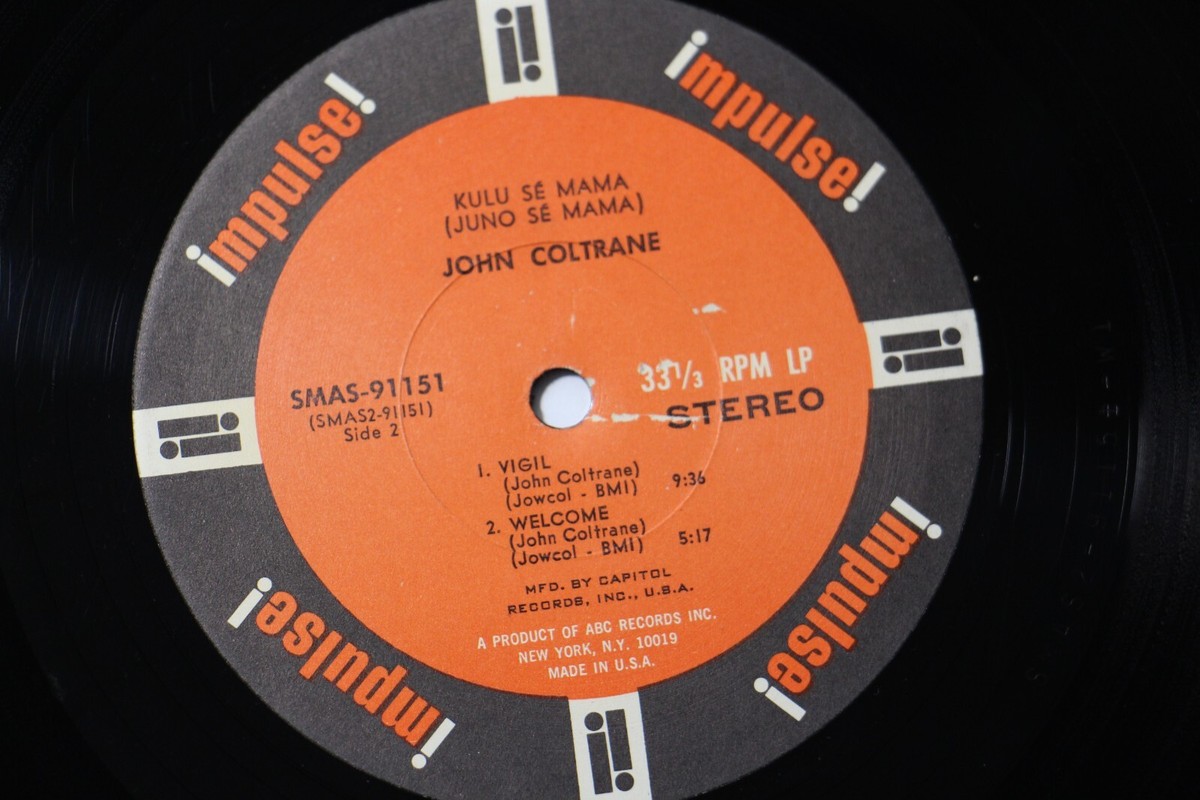 John Coltrane – Kulu Sé Mama, Se Mama 1966 LP, Impulse! – A-9106
