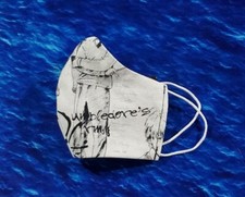 Washable Handmade Fabric Face Mask filter pocket HARRY POTTER DUMBLEDORE'S ARMY