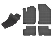 Gummifußmatten mit Gummitunnel für Dacia Logan I Bj. 2004 - 2012 Schwarz U_C-32