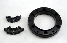 Black Conversion Ring Adapter For Momo Hub To Nardi Steering Wheel 12mm Thick