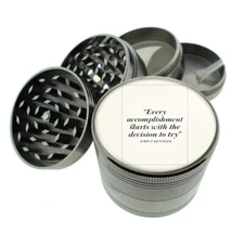 Accomplishment Try D1 Titanium Grinder 4 Piece Magnetic Hand Mueller 