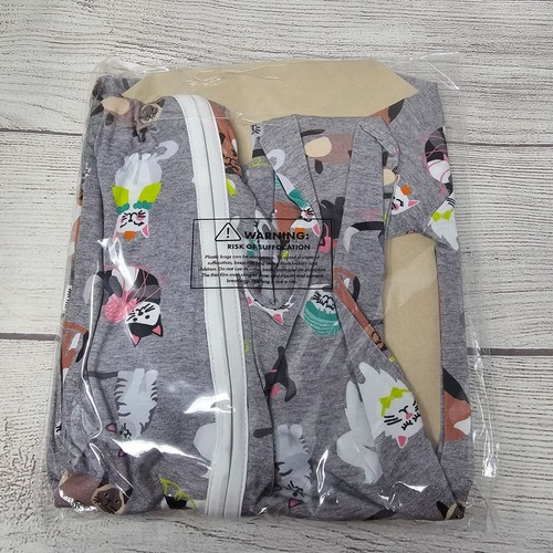 NIB Little Sleepies Cozy Cats Zippy Size 6-12 months - Picture 3 of 3