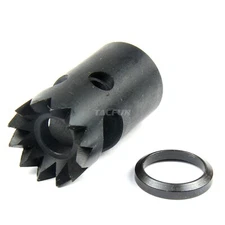 Compact Low Concussion 5/8x24 Competition Muzzle Brake for .308