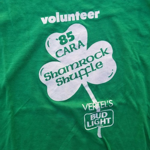 Vintage Bud Light st Patrick's day Tee 