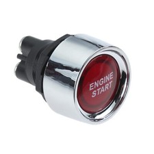 12V DC 50A Car Engine Start Button Ignition Switch Racing SPST On-Off Red