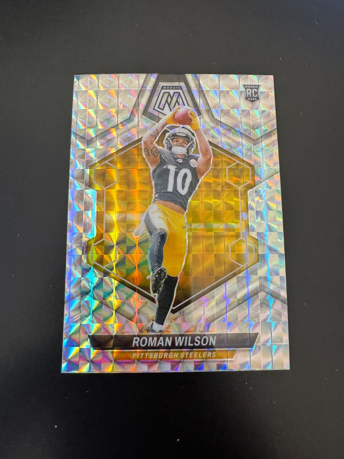 2024 Panini Mosaic - Rookies Roman Wilson #369 Mosaic Prizm (RC)