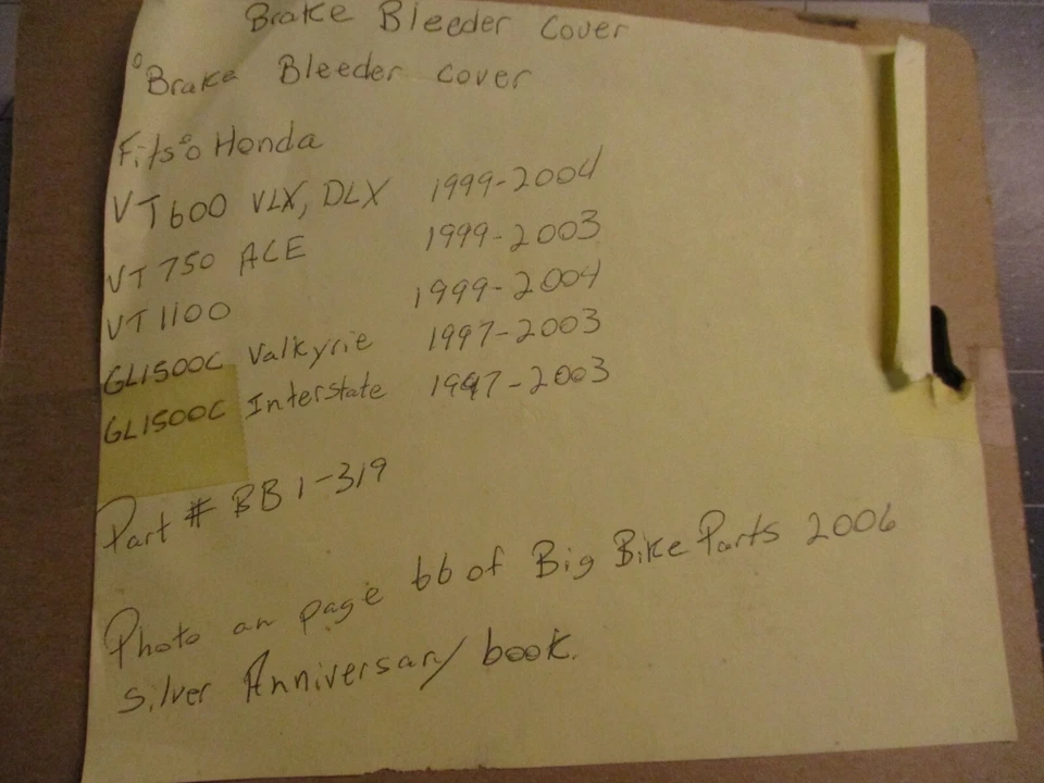 Cubierta purga freno billet Big Bike 1-319 Kawasaki Vulcan Honda Cruisers Foto 4 de 4