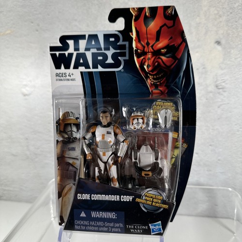 Star Wars Clone Wars Hasbro 2012: Clone Commander Cody (CW 7) NEW SEALED - Picture 4 of 5