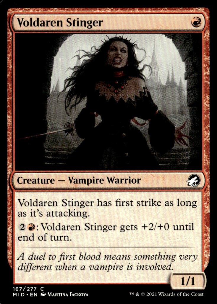 2021 Innistrad: Midnight Hunt Voldaren Stinger Expansion/Common #167