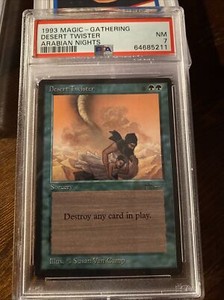 Desert Twister Arabian Nights 1993 MTG Magic PSA 7 NM