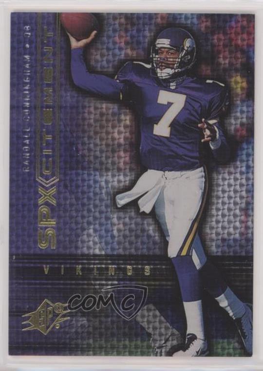 1999 SPx SPXcitement Randall Cunningham #S12