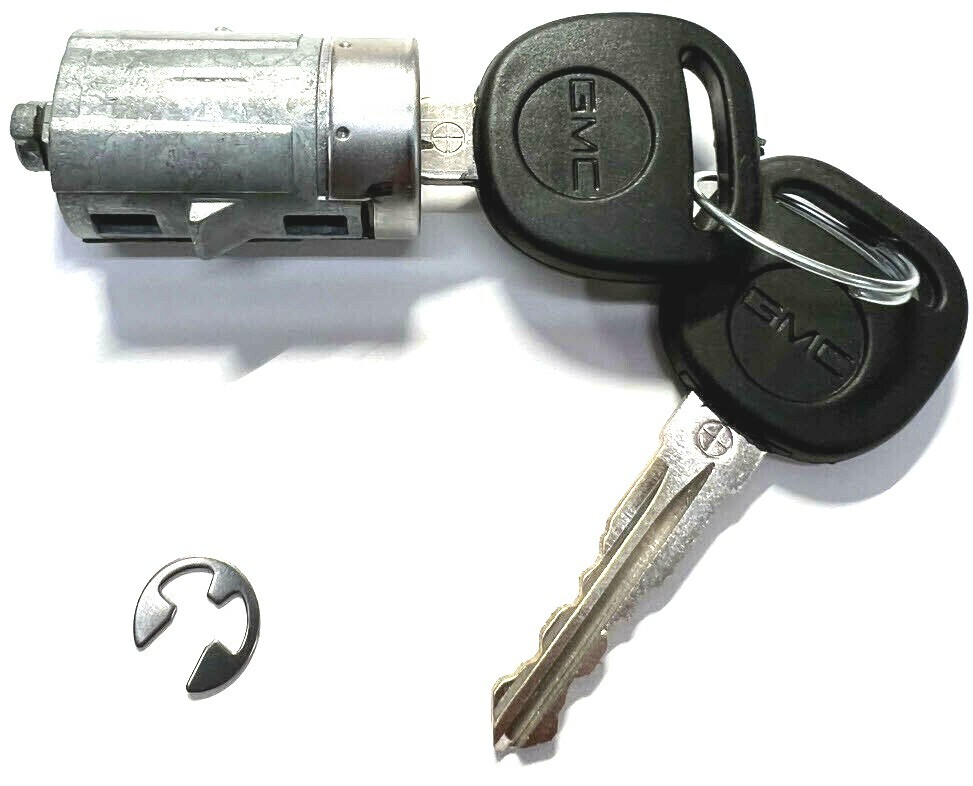 GMC OEM Single Door Key Lock Cylinder W/2 GMC Replacement Keys 709273