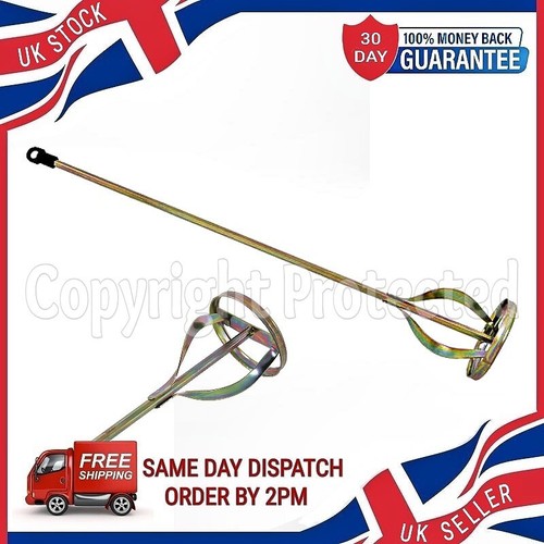 600MM EXTRA LONG PAINT MIXER POT PLASTER STIRRER MIX MIXING DRILL WHISK HEX TOOL - Picture 3 of 4