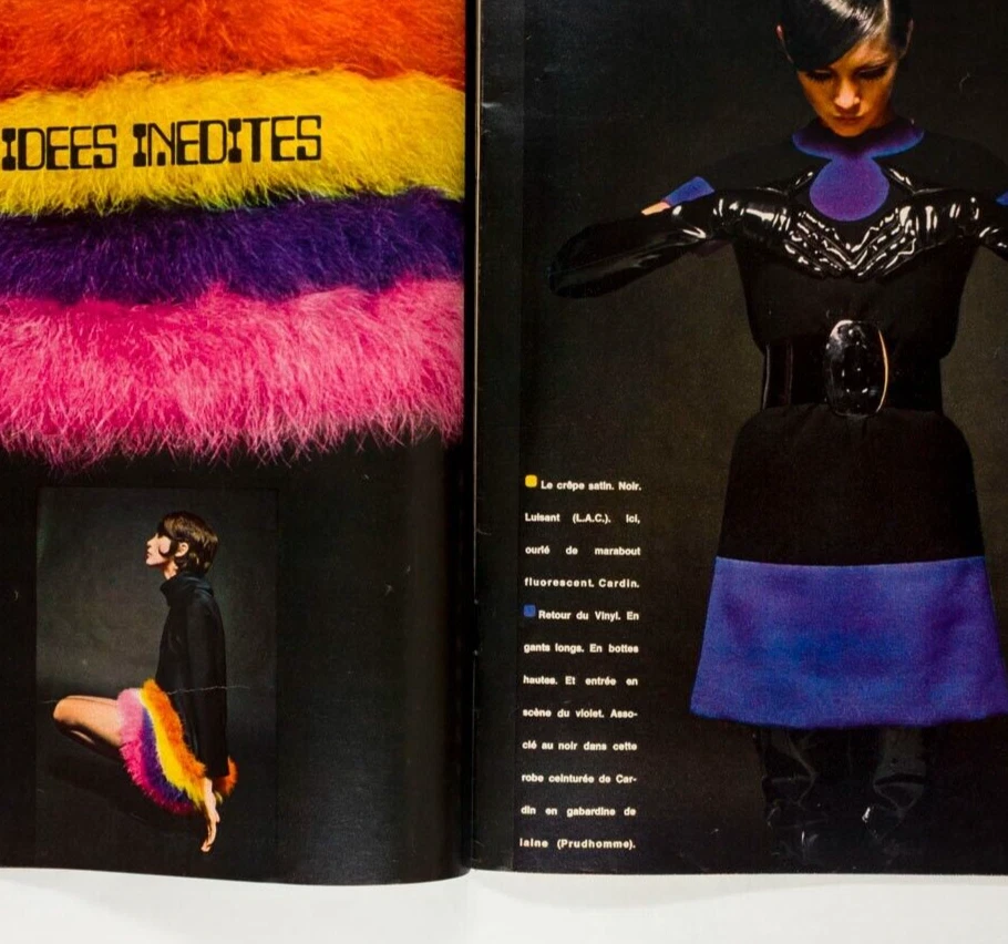 Cathee Dahmen HELMUT NEWTON Collections ELLE August 1968 Guy Bourdin COURREGES - Image 2 of 4
