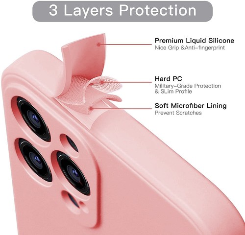 Funda para iPhone 15 16 Pro Max 14 13 12 11 8 7 Funda Silicona Antigolpes Teléfono - Imagen 9 de 25