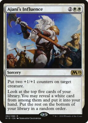 Ajani's Influence [Core Set 2019] Magic MTG