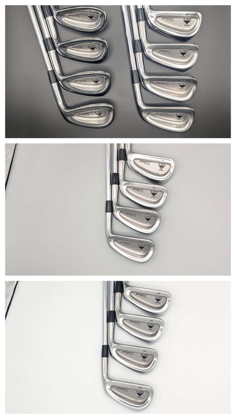 Titleist DCI 962 Iron Set 4PW, SW / Steel 4PW R300 SW Wedge flex