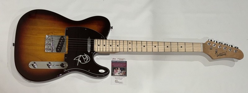 JOHN OATES SIGNED SUNBURST ELECTRIC GUITAR HALL & OATES LEGEND JSA COA