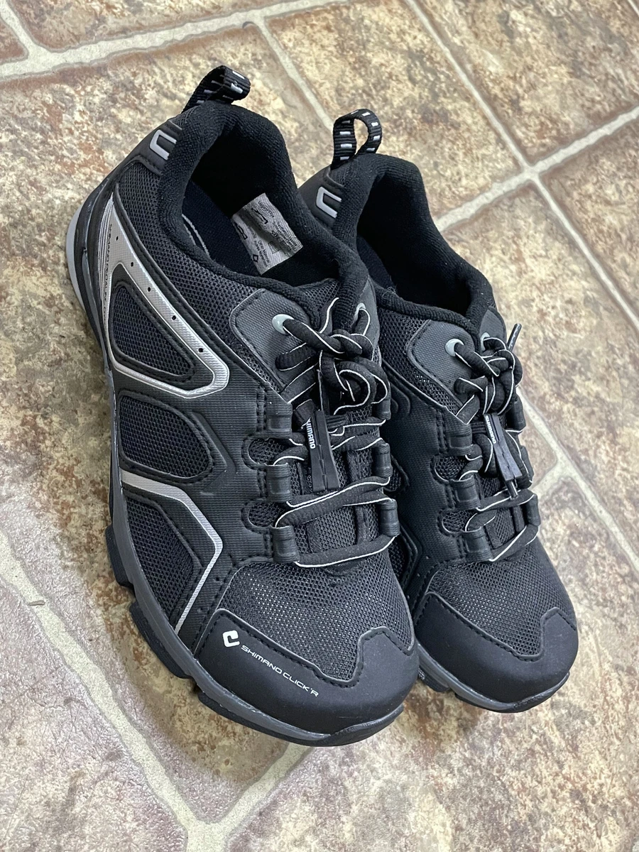 Shimano Mens Cycling Shoes Black SH CT40L 2 Bolt Low Top Lace Up 5 US 37 EU 4 UK