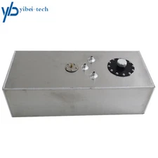 15 GALLON/60L ALUMINUM RACING/DRIFT FUEL CELL GAS TANK+CAP+LEVEL SENDER