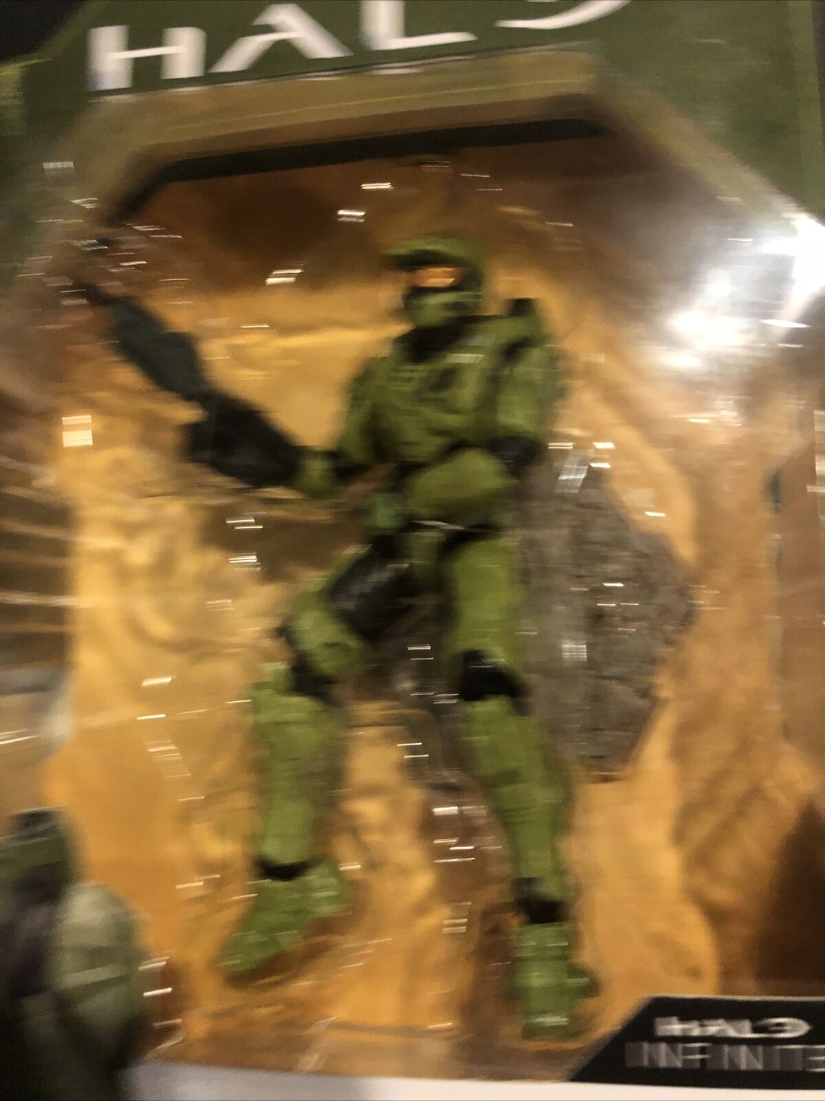 HALO INFINITE MASTER CHIEF FIGURE w/ ASSAULT RIFLE SERIES 2 NEW SEALED 4.5  INCH