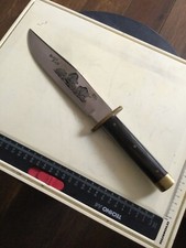 anton wingen othello messer.  wunderschönes graviertes Bowiemesser.