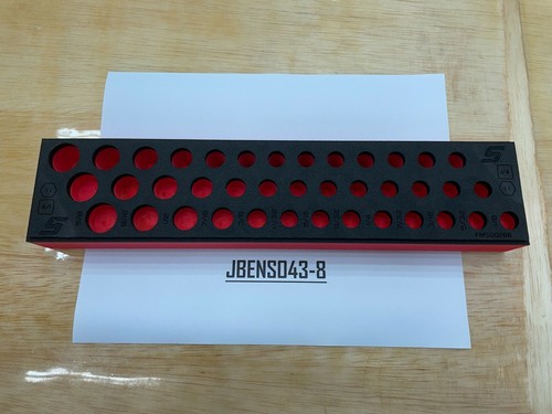 Snap-on Tools FOAM ORGANIZER TRAY for 39pc 1/4" Drive SAE Socket Set FMS002BR - 第 1/9 張圖片