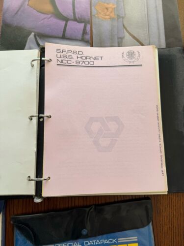🔥Star Trek Binder Manual Officer Technical Design Blueprints Posters Decatur - Picture 8 of 24