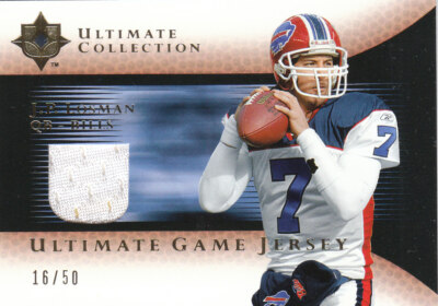2005 Ultimate Collection (Upper Deck) Football ''Parallel and Jersey'' Cards