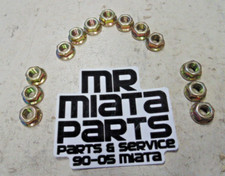 90-05 Mazda Miata Soft Top Rain Rail Retainer Nuts Set Na Nb 93 94 97 99 01 New