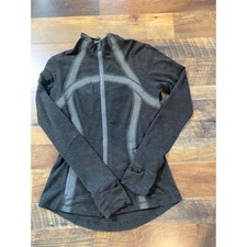 Lululemon Define Jacket Pique Deep Camo Heathered Wren Size 6