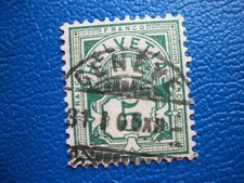 Schweiz, Helvetia, alte Briefmarke, 5 Franken, gestempelt