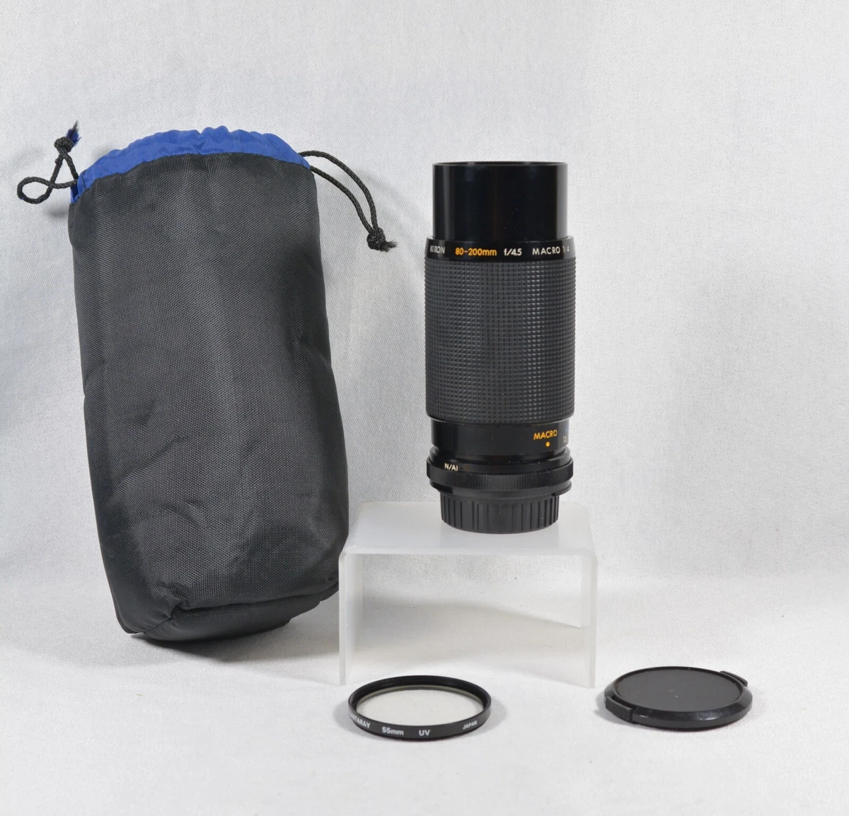 Objectif Kiron 80-200 Mm F/4.5 Macro - Monture SLR Avec Sa Housse, état Correct