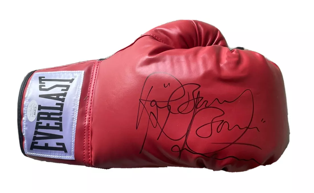 Ray Mancini Signed Everlast Red Boxing Glove w/Boom Boom at