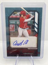 2021 Chronicles Playbook Austin Hendrick Auto Red Foil 053/100 #PA-AH - Reds