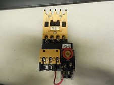 ALLEN BRADLEY STARTER 100-A12ND3 SER A 120V COIL W/193-BSB12 .8-1.2A A AMP