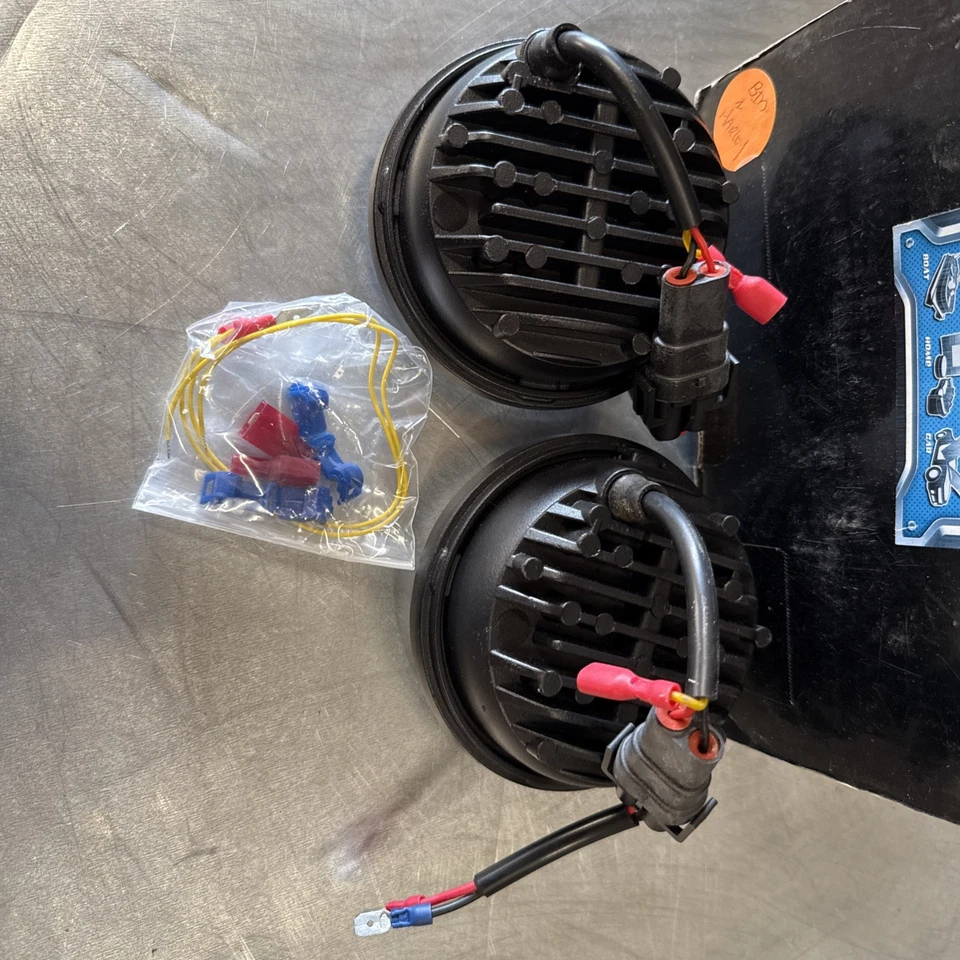 NEW XK Glow Turn Amber Halo Signal Lights, Touring, XK042007-W, TR-482118 * - Image 3 of 4